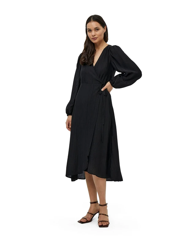Desires Astra Long Sleeve Midcalf Dress