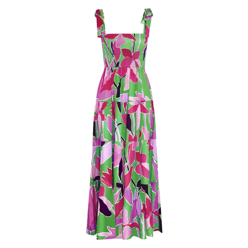 kinstell Womens Maxi Dress Summer Casual Long Dresses for Laydies