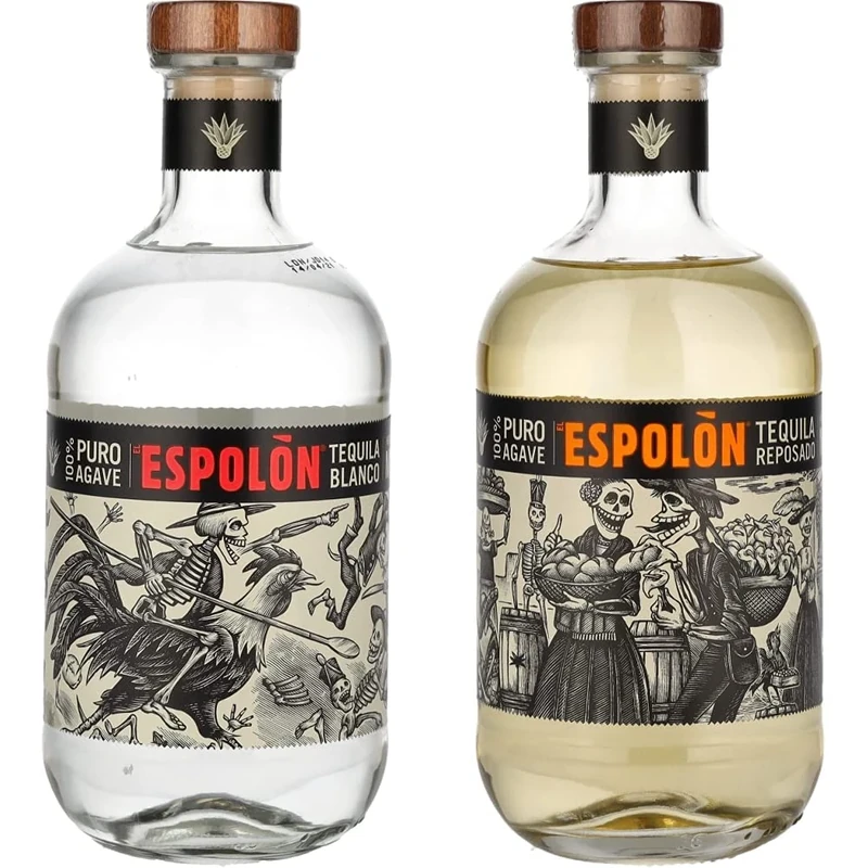 Espolon Blanco Super Premium Tequila, 70 cl & Reposado Super Premium Tequila, 70 cl