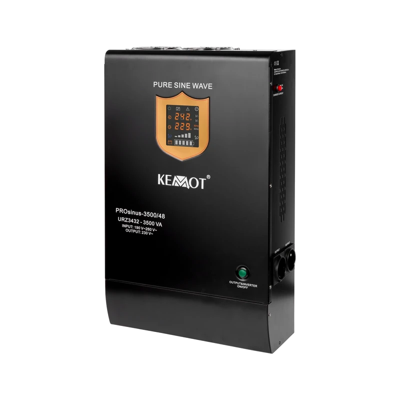 Kemot PROsinus-3500 Emergency Power Supply Inverter - Black