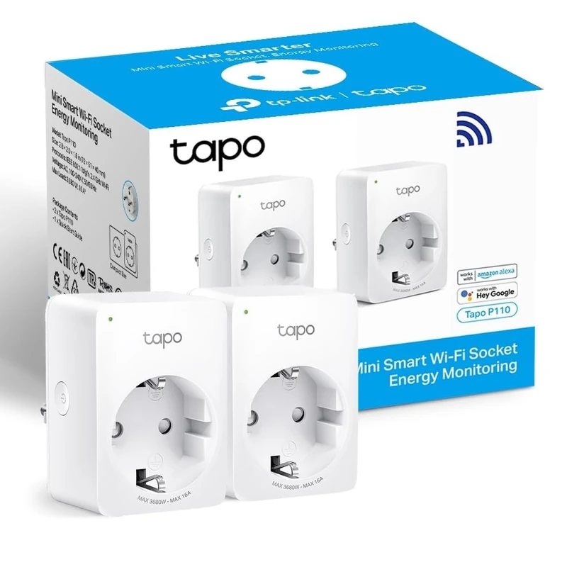 TP-Link Tapo P110 Prise intelligente 2990 W Maison Blanc - Image 1