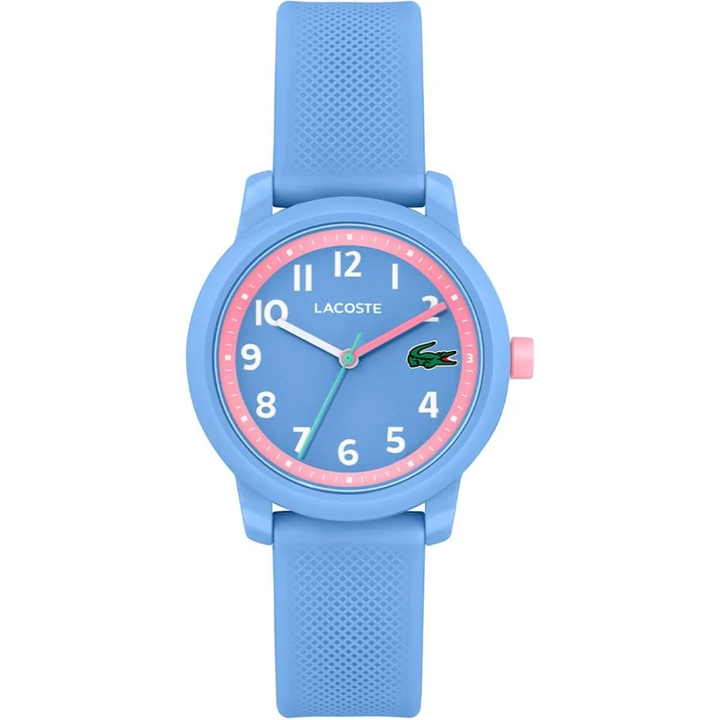 Lacoste Analogue Quartz Watch for Kids LACOSTE.12.12 Kids Collection with Blue Silicone Bracelet - 2030041