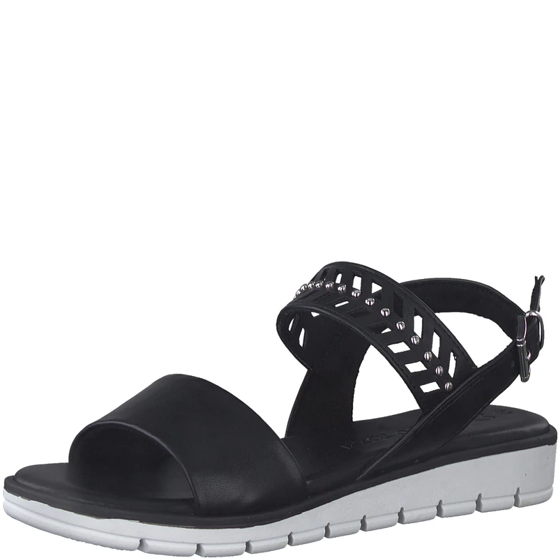 MARCO TOZZI Women's 2-2-28600-20 Sandals, black, 6 UK - Image 1
