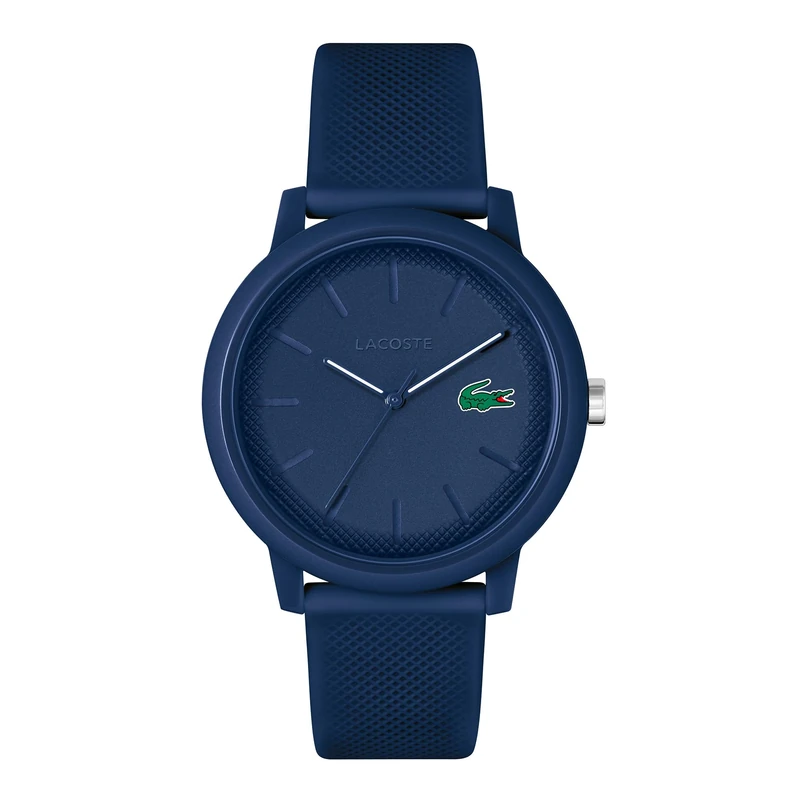 Lacoste Analogue Quartz Watch for Men LACOSTE.12.12 Collection with Navy Blue Silicone Bracelet - 2011172 - Image 1