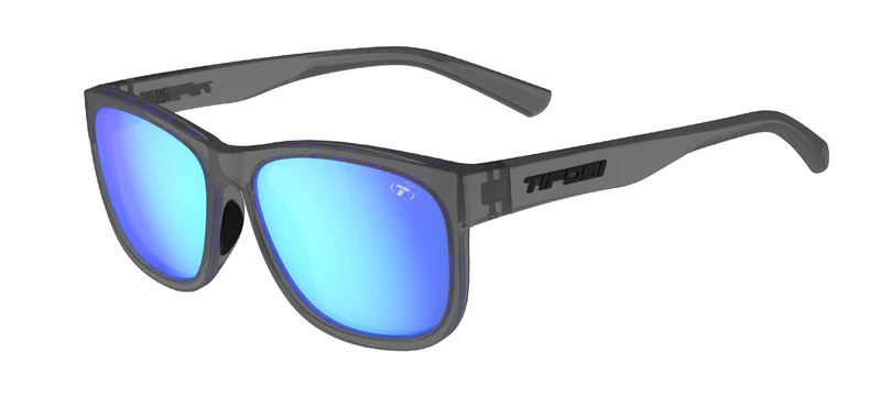 Tifosi Swank XL Single Polarised Lens Sunglasses: XL frame with polarised lens for reduced glare, Satin Vapor