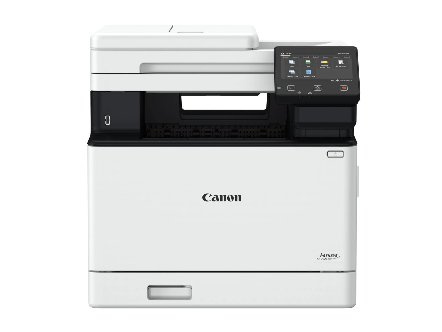 Canon i-SENSYS MF752Cdw 3-in-1 Colour Laser Printer - Wireless, Wi-Fi, PC Connected & Network - A4 Print, Copy, Scan - 33ppm, Auto Duplex Print, Auto Scan - Compatible w/Mac, Windows, Linux