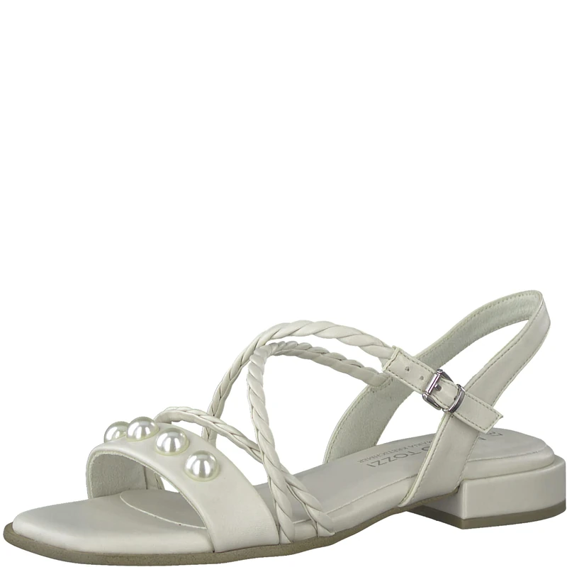MARCO TOZZI Women' 2-2-88104-20 Sandal, Cream, 6.5 UK