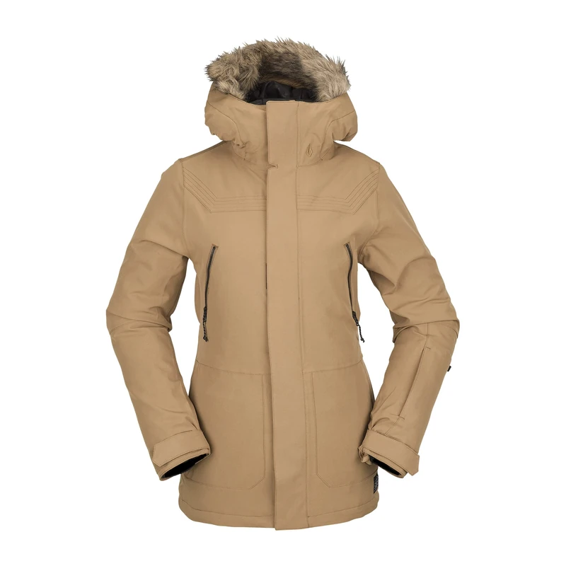 Volcom Women's Shadow Ins Jacket - Caramel, XS