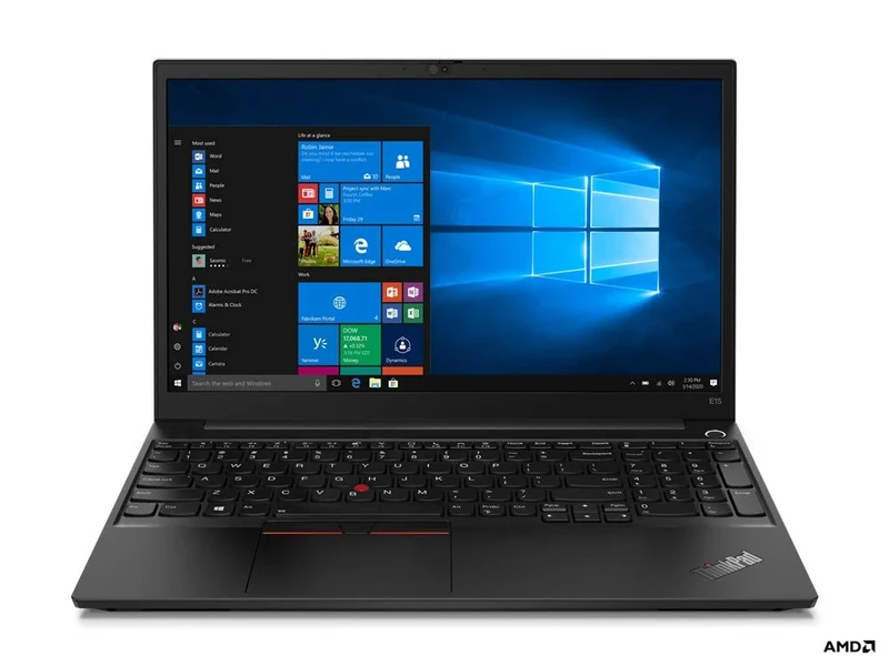 Lenovo ThinkPad E15 Gen 2 15.6" Laptop - Ryzen 7 2.0GHz CPU, 16GB RAM, Radeon, Windows 10 Pro, 20T8004RUK