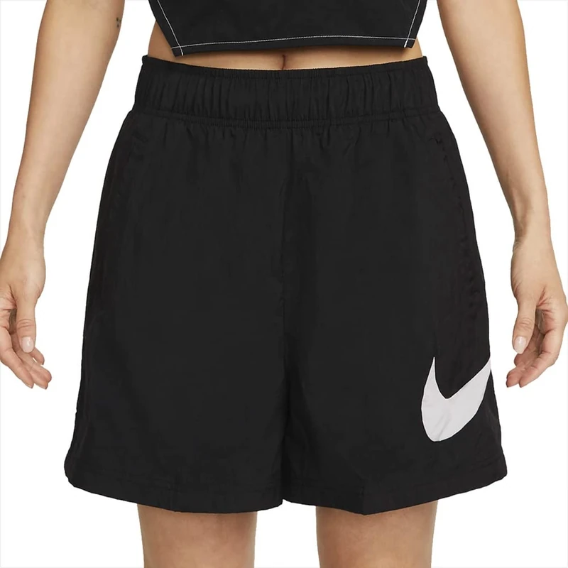 NIKE Essential Cargo Shorts Black White XS