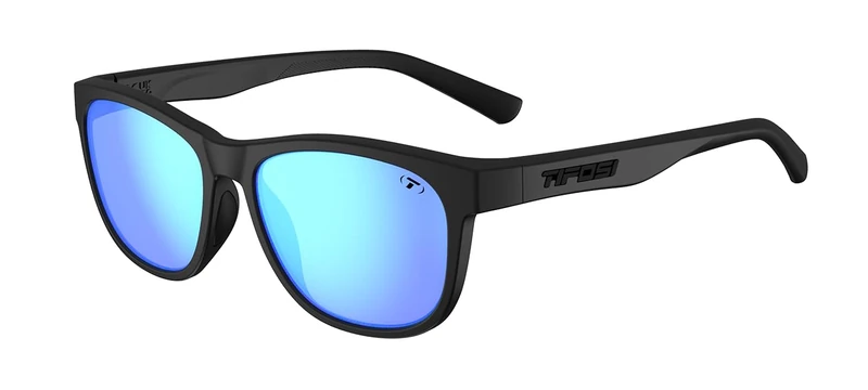 Tifosi Swank Polarised Single Lens Sunglasses: Polarised lenses reduce glare and enhance visual clarity