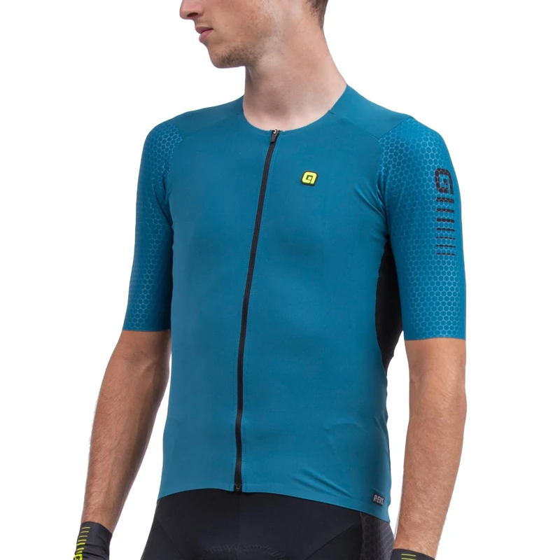 Alé Cycling Men's R-EV1 Race Special Short Sleeve Jersey, Ottanio/Blue, XL