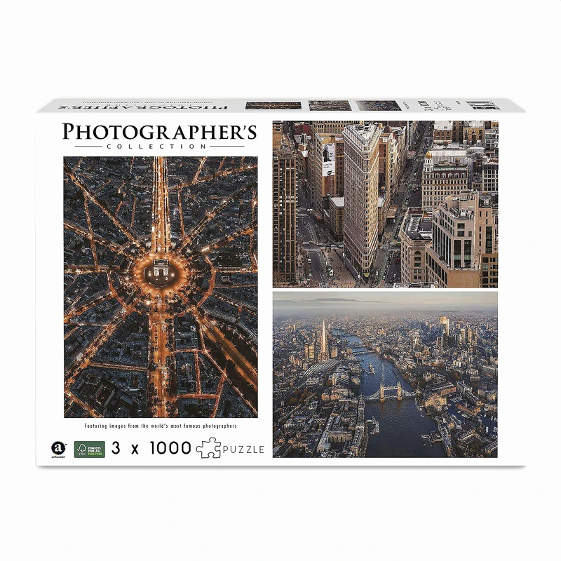 Ambassador - World Cities 3x1000 pieces (Sebastien Nagy): Photographers Collection