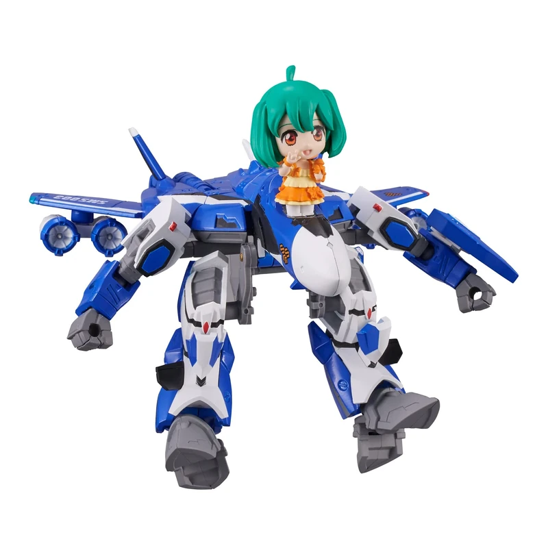 Bandai Tamashi Nations - Macross Frontier - VF-25G Messiah Valkyrie (Michael Use) with Ranka, Spirits TINY SESSION