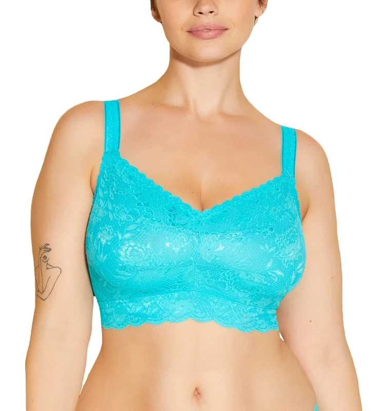 Cosabella Women's Say Never Super Curvy Sweetie Bralette, Andaman Sea, XS