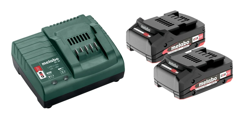 Basic Set 2 x Li-Ion 2.0 Ah - Image 1