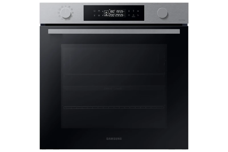 Samsung Series 4 Dual Cook Smart Oven with Pyrolytic Cleaning, Colour: Stainless Steel, NV7B4430ZAS