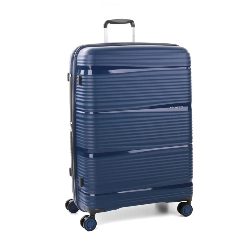 RONCATO R-Lite Large Trolley 75 cm Expandable, Night Blue, 75 cm, Casual