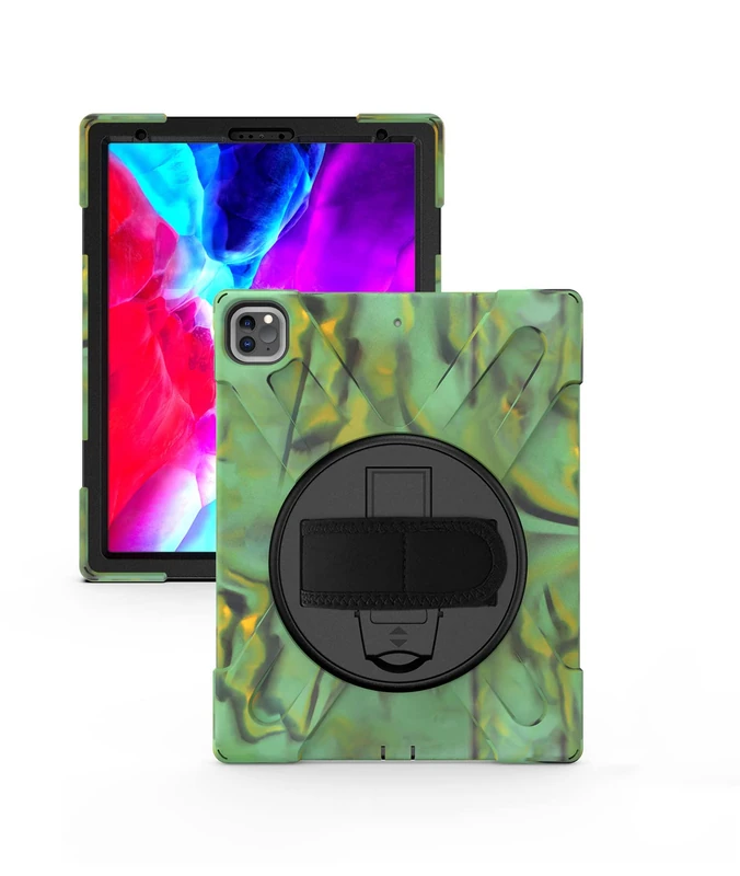 Samsung Galaxy Tab A 10.5 Inch Flat Shockproof Case (T590/T595/T597) for Home/Kids/Office/Car, Camouflage