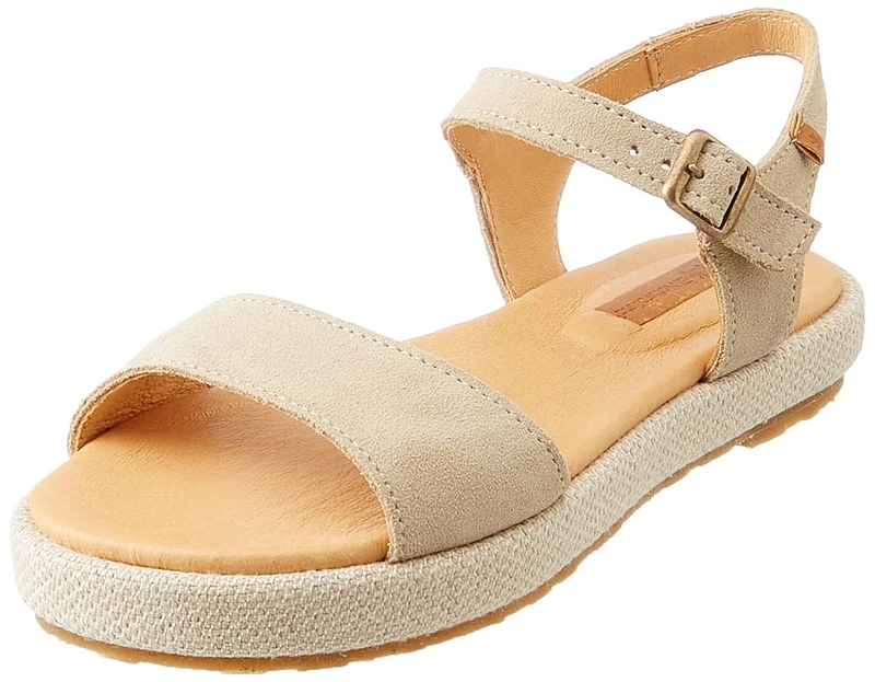 El Naturalista Women's Bosana Sandal, Stone, 7 UK