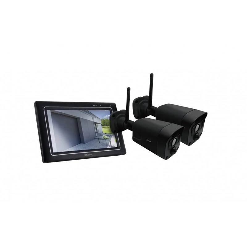 CHACON 2 x HD Wireless Camera with Screen