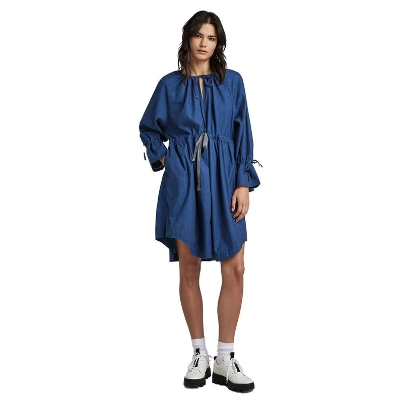 G-Star Women's Sniper Dress, Blue (rinsed D23004-D309-082), L