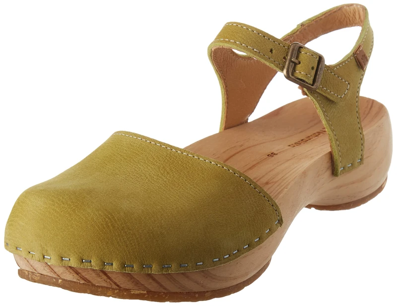 El Naturalista Women's Shokunin Heeled Sandal, Herbal, 7 UK