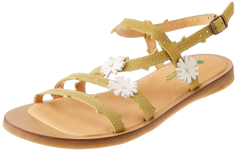 El Naturalista Women's Tulip Sandal, Herbal, 5.5 UK