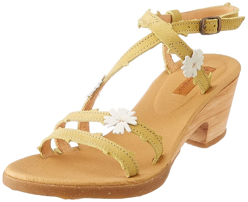 El Naturalista Women's Sylvan Heeled Sandal, Herbal, 6 UK