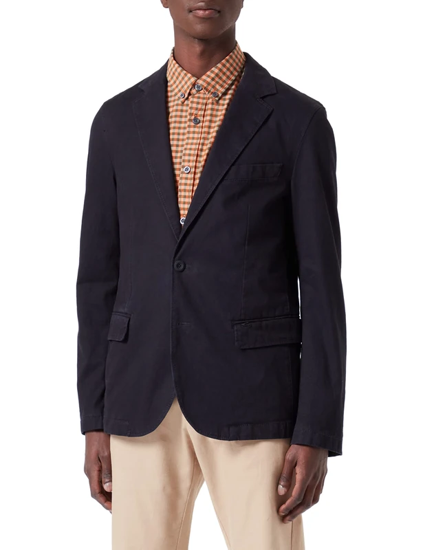 camel active Men's 442415/1I28 Blazer, Night Blue, 36