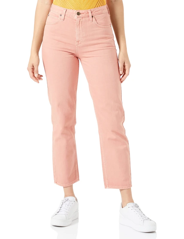 Lee Women's Carol Jeans, Brown (Rust), 27W x 35L