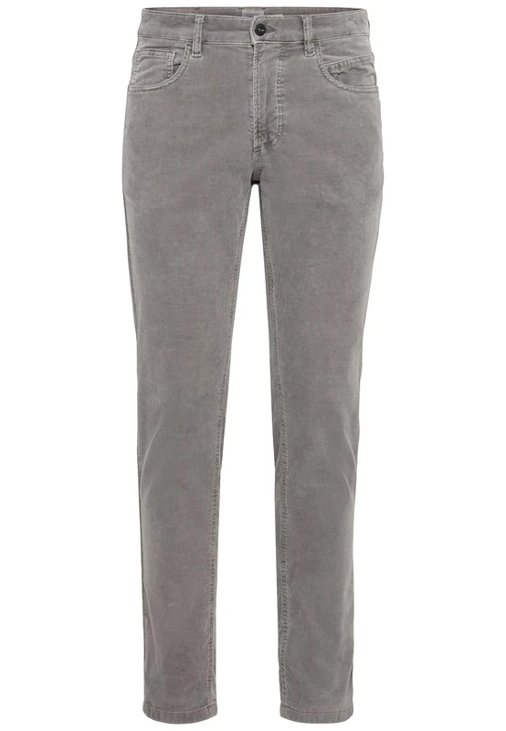 camel active Men's Herren Regular Fit 5-Pocket Hose Grau, Menswear-44/34 Pants, Gray, 44W x 34L