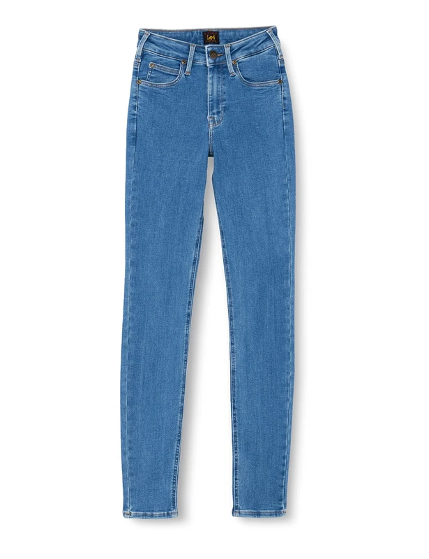 Lee Women's Foreverfit Jeans, Mid Stone, 24W x 31L - Image 1