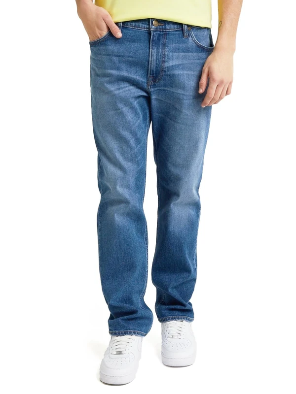 Lee Men's Jeans West, Regular Straight Fit, Straight Leg - Image 1