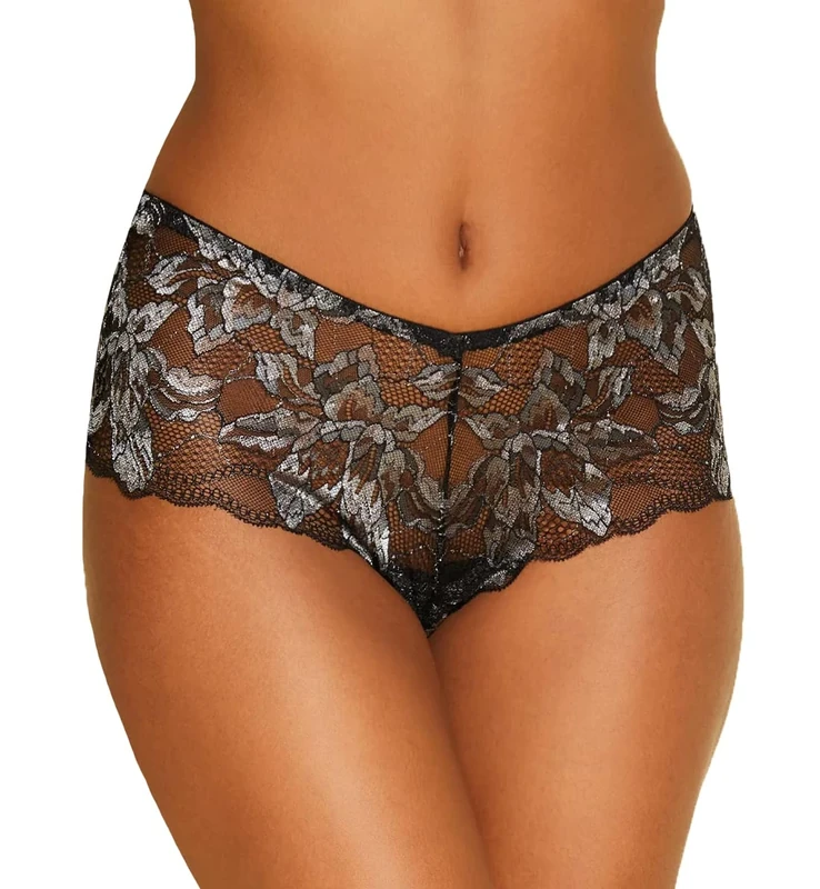 Cosabella Women's Paradiso V Hipster, Shades of Gray, XL