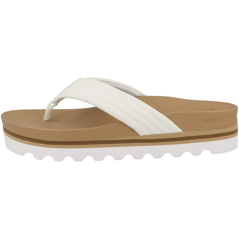 Reef Cushion Shea Hi Platform Sandals, Cloud, 7.5 UK