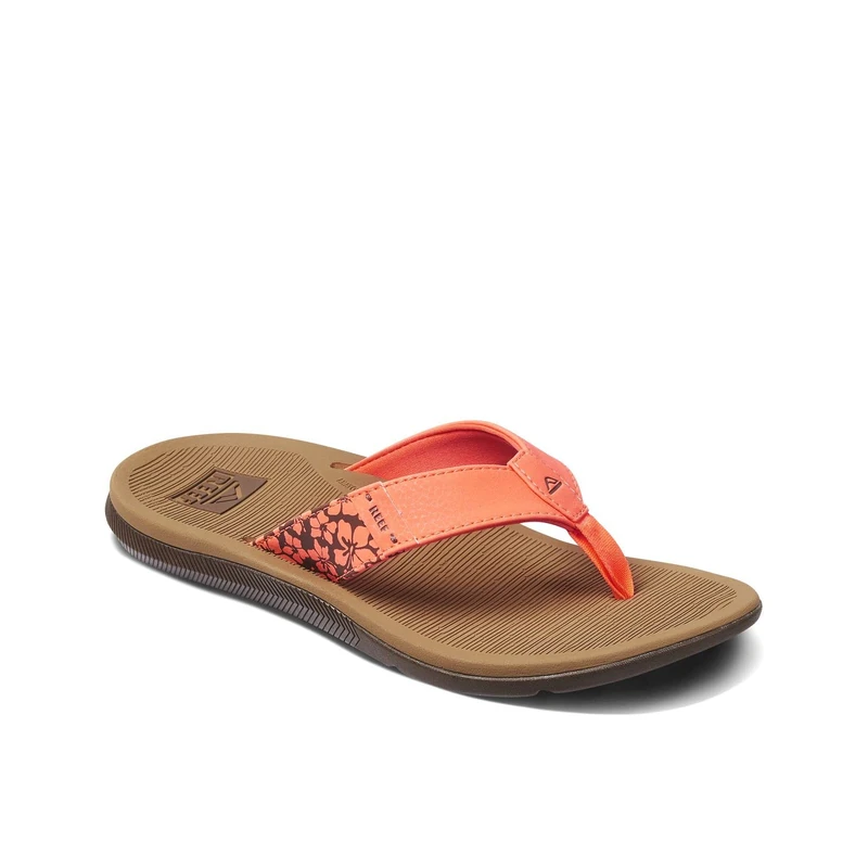 Reef Santa Ana Toe Separator Sandals, Poppy, 2.5 UK