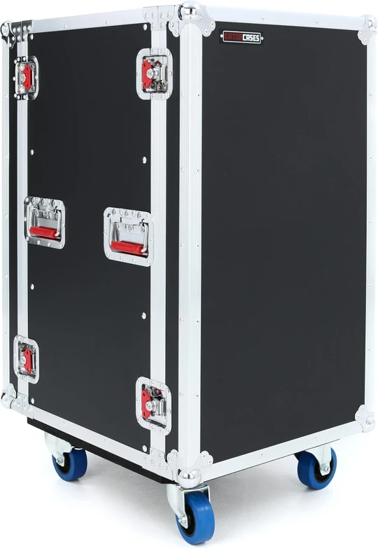 Gator Cases 20U Standard Wooden ATA Road Rack Case with Casters; 17" Deep (G-TOUR 20U CAST)