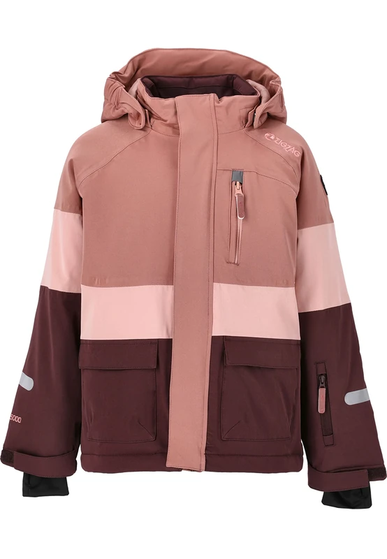 ZIGZAG Girl's Taylor Ski Jacket, 1109 Burlwood, 140-146