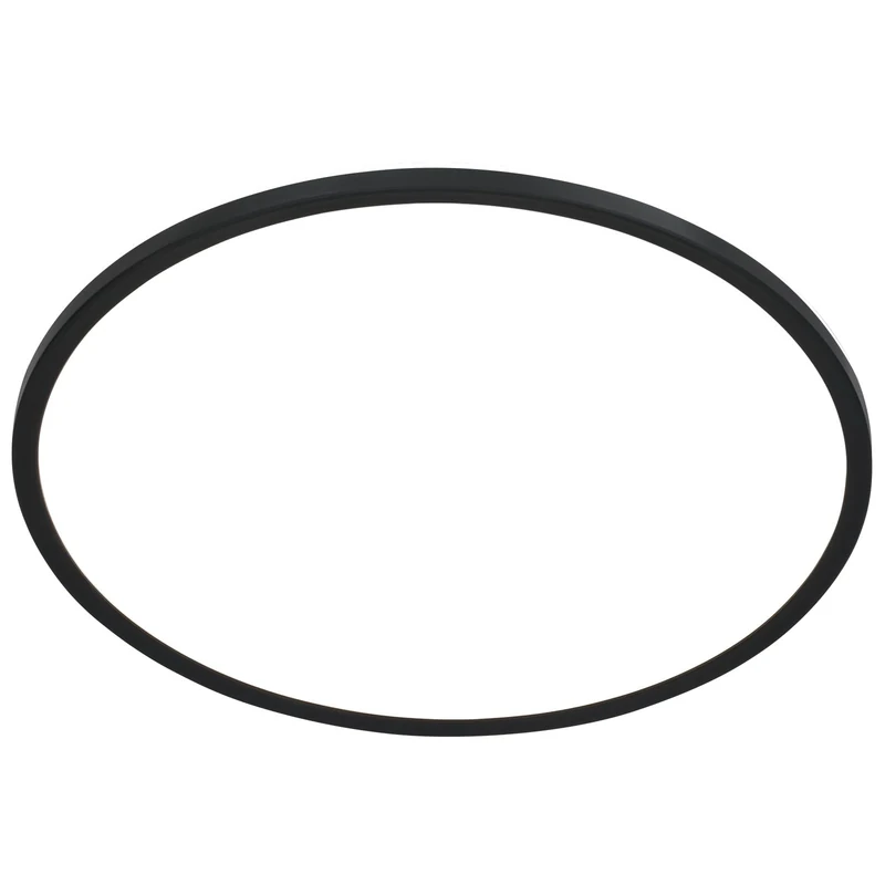 BRILONER Leuchten LED Ceiling Light with Backlight Effect, Slim LED Ceiling Light, Ultra Flat, Neutral White Colour Temperature, Diameter 48 cm, Black