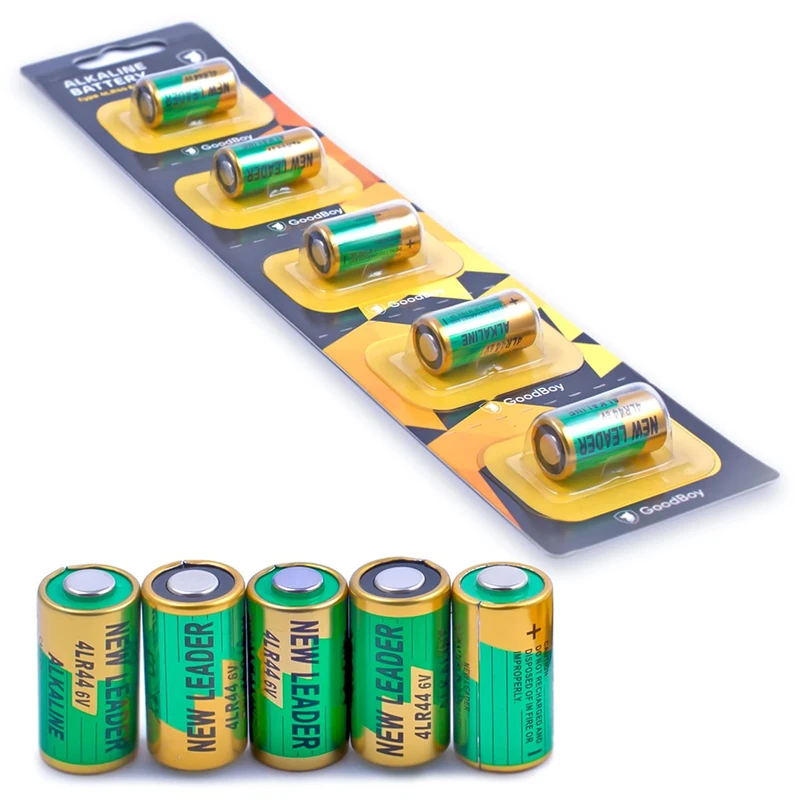 Bark Collar Batteries by GoodBoy 5-Pack 6V Alkaline Battery 4LR44 (also known as PX28A, A544, K28A, V34PX)