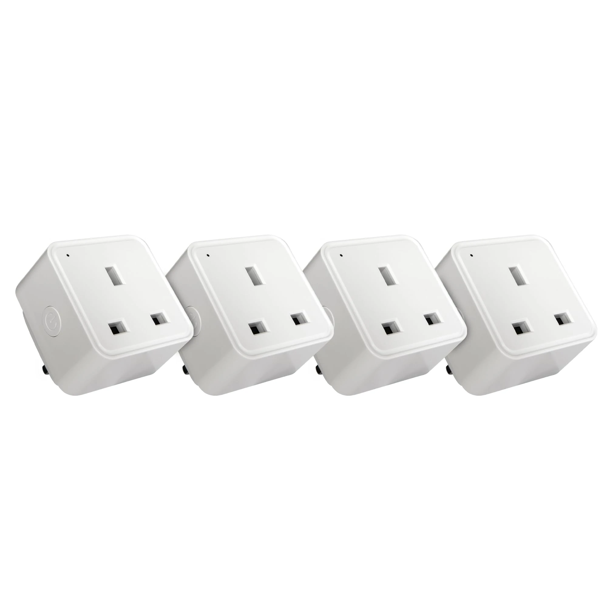 TCP Smart Plug UK WiFi Socket, Works with Alexa, Google Home, Siri Shortcuts, Voice Control, App Enabled, Set Smart Schedules and Timers, No Hub Required, White 4pk