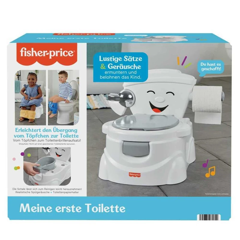 Fisher-Price HJC38 Meine erste Toilette - Interaktives Topfchen