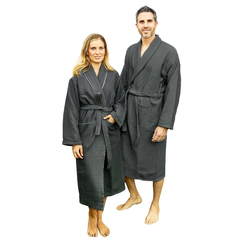 Well Home MOBILIARIO & DECORACIÓN L/XL 360 g/m2 Bee Nest 100% Cotton Grey
