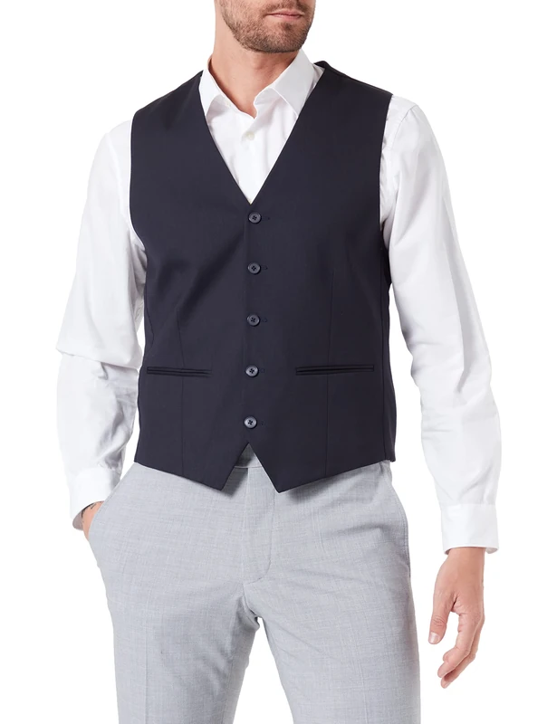 Daniel Hechter Men's Waistcoat NOS H-ECO Vest, 690, 28, 690