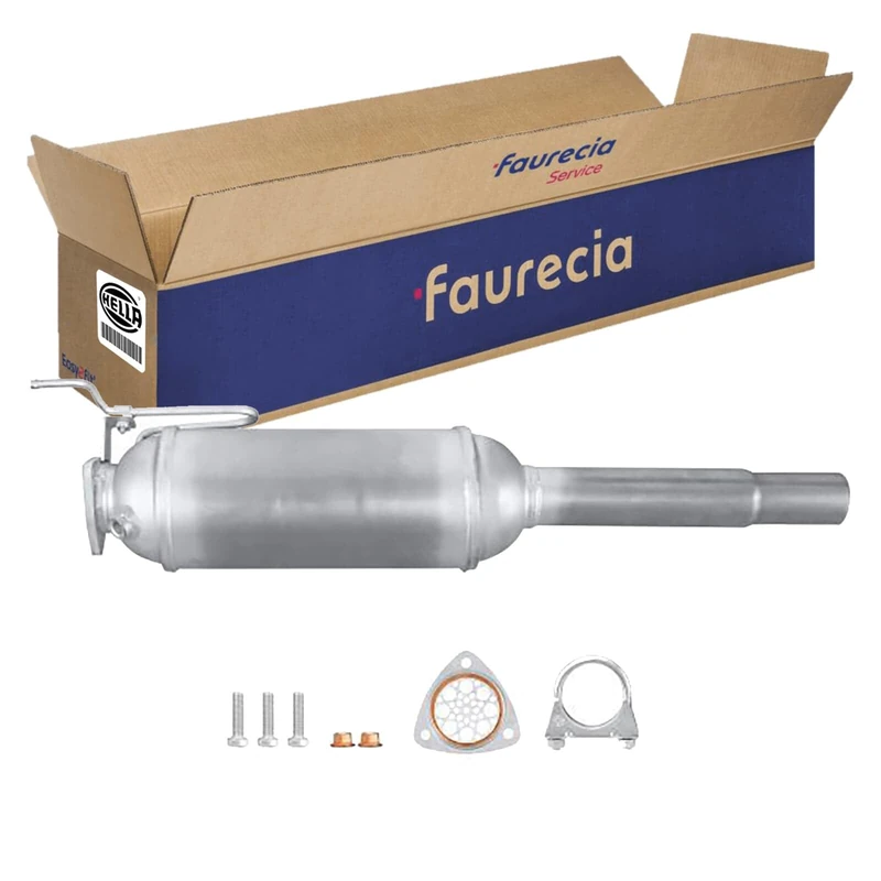 HELLA 8LH 366 080-411 Diesel Particulate Filter - Easy2Fit Kit - Euro 4 - One Piece - Set with Attachments - Silicon Carbide (for Short and Long Distance Traffic)