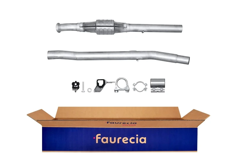 HELLA 8LE 366 053-501 Catalytic Converter Easy2Fit Kit Euro 2 Two Piece Set with Attachments