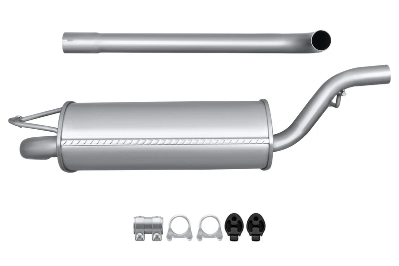 HELLA 8LC 366 024-081 Middle Silencer - Easy2Fit Kit - Centre - One Piece - Set with Attachments - Image 1
