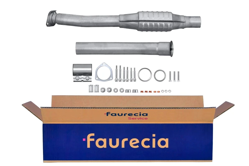 HELLA 8LE 366 050-811 Catalytic Converter Easy2Fit Kit Euro 3 Two Piece Set with Attachments