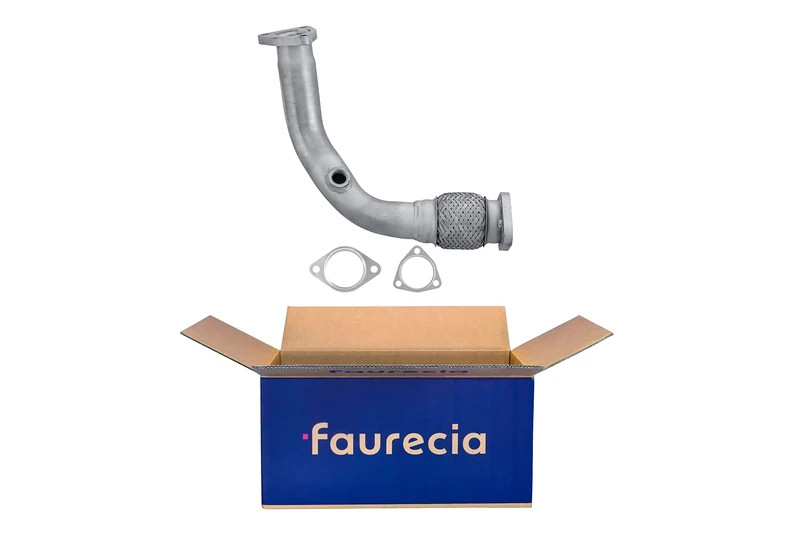 Hella 8LA 366 005-161 Exhaust Pipe - Easy2Fit Kit - Front - One Piece - Set with Attachments